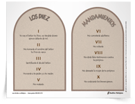 Kit de instrumentos <em>Enseñando los diez mandamientos a los jóvenes</em>