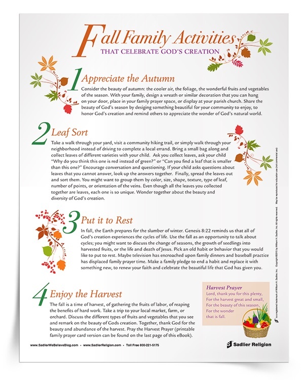 11 Care for God’s Creation Printables for Catholics to Use at Home