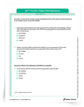 <em>ACT®* Grammar Practice Worksheet: Subject-Verb Agreement</em>