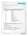 <em>Words Often Misspelled</em> Mini Lesson & Practice Sheet