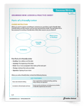 <em>Parts of a Friendly Letter</em> Mini Lesson & Practice Sheet