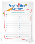 <em>Proofreading</em> Activity