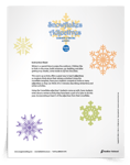 <em>Snowflake Adjectives</em> Grammar & Writing Activity