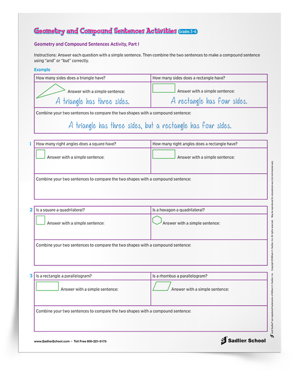 Printable Math and ELA Activity for Students to Use at Home