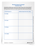 <em>Character Study</em> Graphic Organizer for <em>Glory Be</em> by Augusta Scattergood