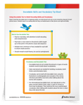 <em>Decodable Skills and Vocabulary</em> Tip Sheet