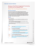 <em>Lesson Plan on Comparing & Contrasting Firsthand & Secondhand Texts</em>