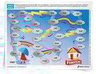 <em>Rainbows & Rainclouds</em> Phonics Game