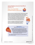 Critical Thinking Interactive Read Aloud of <em>Sweet Tooth</em>