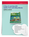 <em>A Day of Learning with Sadlier PreK</em> Sample Lesson