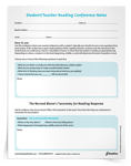 <em>Revised Bloom's Taxonomy</em> Reading Conference Notes