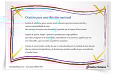 <em>Oración para una elección nacional</em>