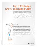 <em>Top 3 Mistakes Teachers Make</em> Tip Sheet
