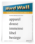 <em>Vocabulary Workshop Word Wall</em>