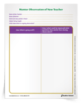 <em>Glow & Grow</em> Mentor Observation Form