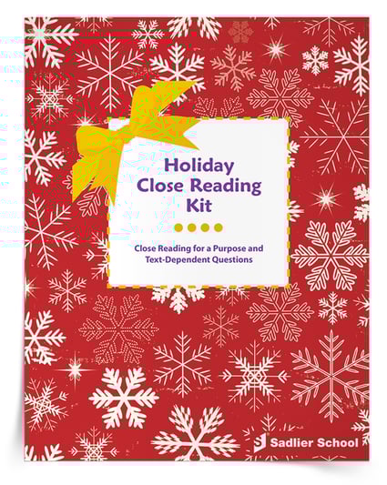 holiday close reading lessons pdf