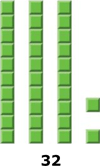 using-base-ten-blockes-three-tens-rods-two-ones-cube