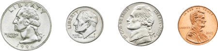 using-coins-quarter-dime-nickle-penny