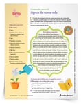 Contenedor sensorial <em>Signos de nueva vida con temática de la Pascua</em>