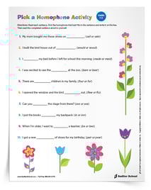 Printable Grammar Worksheets Students Can Use At Home