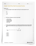 <em>End-of-Year Math Assessment Practice by Grade Level</em>