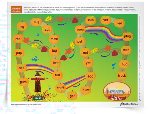 Pumpkin Patch Phonics Game