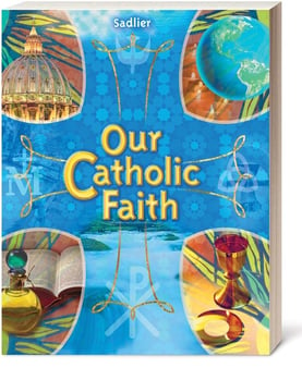 Our Catholic Faith allows students to learn their Catholic faith through stories and activities that connect their lives to content, teachings from the Catechism of the Catholic Church with assessments to monitor progress and enrichment materials on Scripture, the sacraments, the liturgical year, prayers and practices, the Ten Commandments, the Beatitudes, and more. 