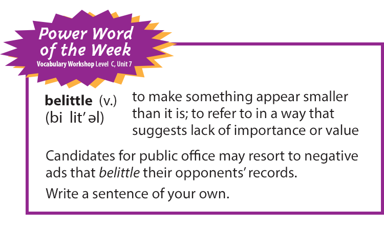 One way teachers can build a word-rich environment in the classroom is by spotlighting a weekly vocabulary word. Use my vocabulary Power Word of the Week to ensure vocabulary instruction occurs daily in your classroom!