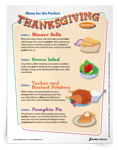 <em>Menu for the Perfect Thanksgiving</em> Vocabulary Activity