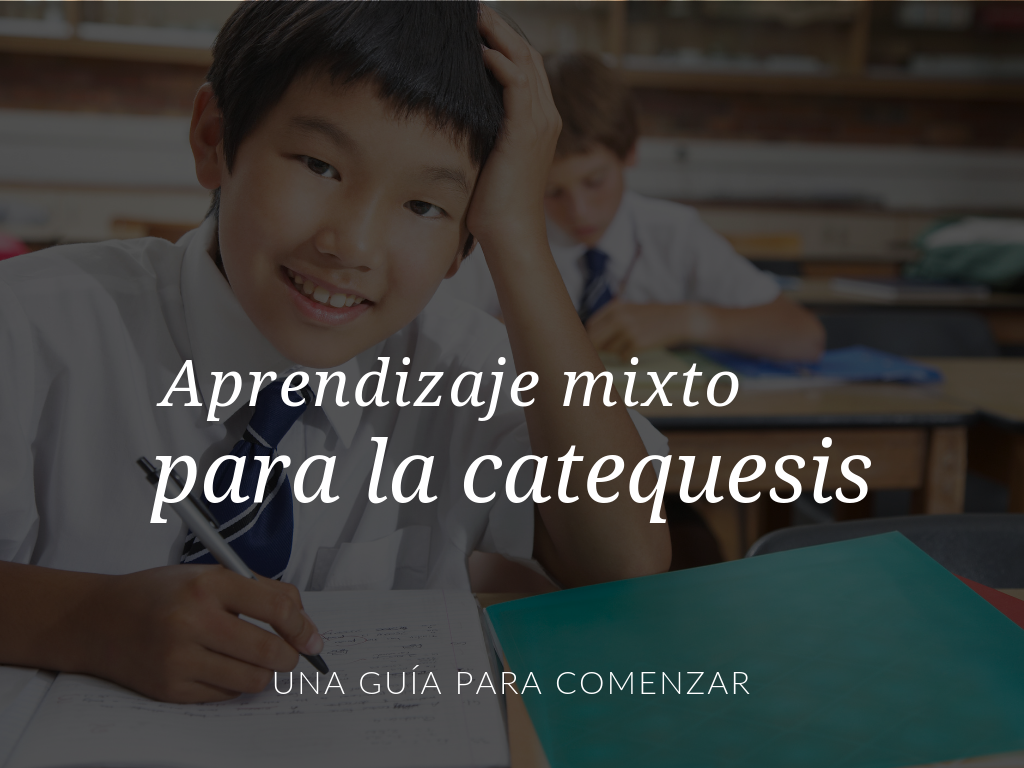 Un enfoque mixto puede apoyar y mejorar los esfuerzos catequéticos en la escuela, la parroquia y el hogar. ¿Está listo para implementar un modelo de aprendizaje mixto en la educación religiosa? En este artículo, el autor invitado Steve Botsford, MBA, MRE describe cómo el uso de una combinación de la instrucción tradicional y la tecnología educativa puede mejorar la promoción del Evangelio y los valores del Evangelio. Además, descargue gratis la Lista de verificación y plan de acción Aprendizaje mixto para la catequesis en español y en inglés.