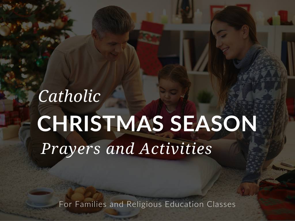 In this article, you’ll discover amazing printable Catholic Christmas season prayers and activities you can download in English and Spanish. 