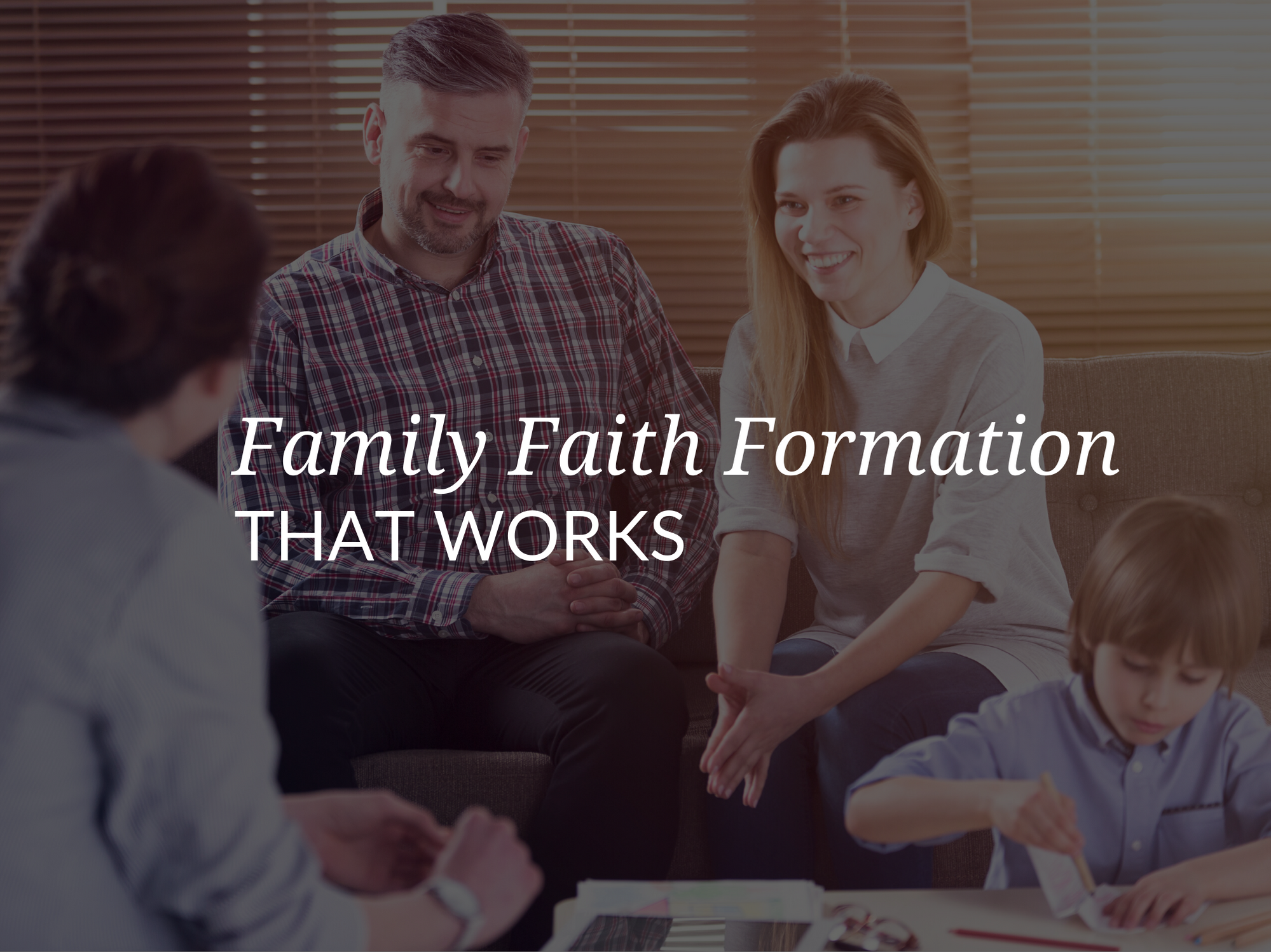 John Collins will delve into ways to put “family” into “faith formation” by equipping parishes with resources and engaging and enabling parents to form their children in the Catholic faith.