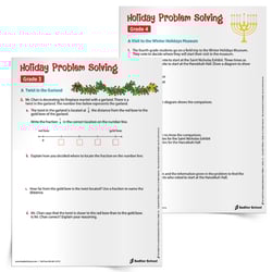 Free PDF Holiday Math Worksheets for K–6 (Winter & Christmas Theme)