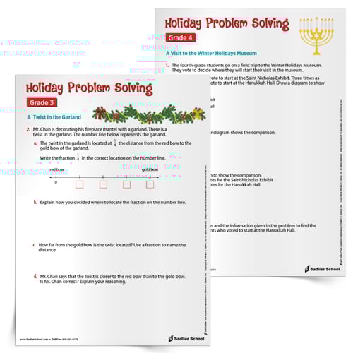 Free Printable Holiday Math Worksheets Winter Christmas Themed
