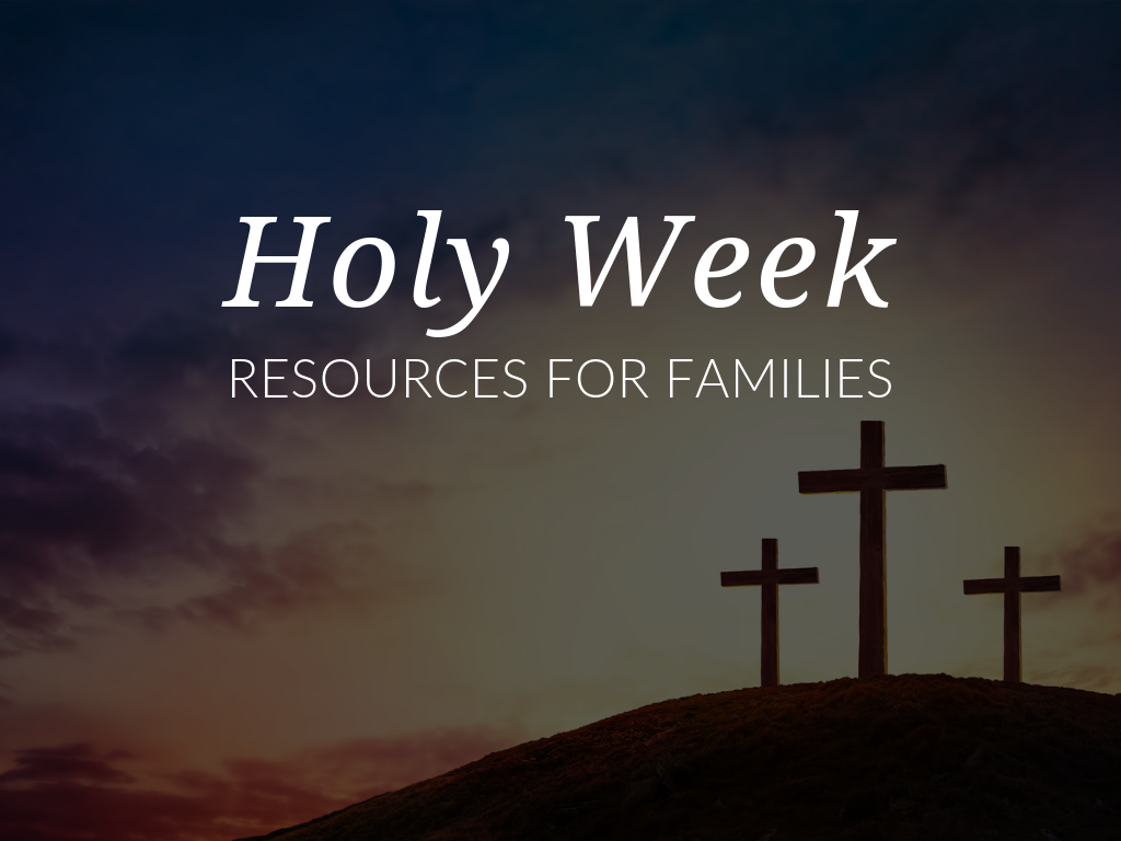 It’s almost Holy Week, a time-honored rite that celebrates life arising from death and the brilliance emerging from places of desolation and despair. Use these Holy Week resources to prepare for and celebrate the final week of Lent. 