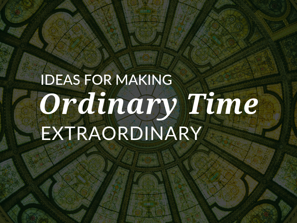 To help make Ordinary Time an extraordinary experience for the students in your religious education program, download a Making Ordinary Time Extraordinary eBook & Prayer Service. Together these resources contain simple ideas and an engaging prayer experience to help children and students understand the beauty and importance of Ordinary Time.