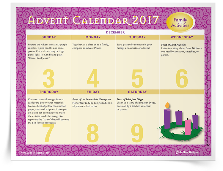 What Religion Is Advent Calendar 