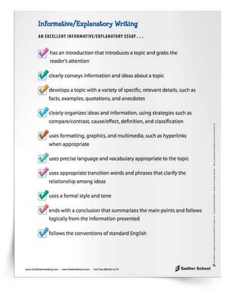 informative-explanatory-writing-essay-checklist