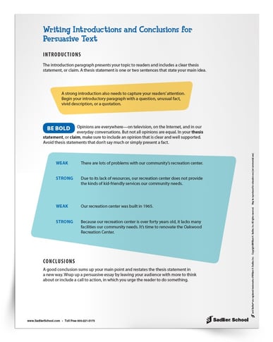 grade 3 persuasive writing examples