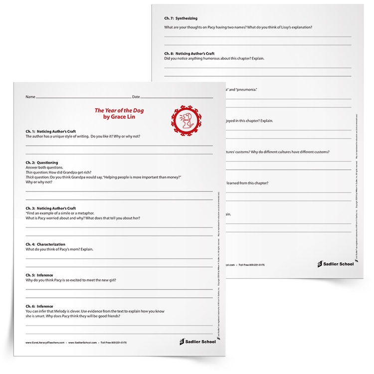 Printable Reading Comprehension Lesson Plans for Grades 3–6
