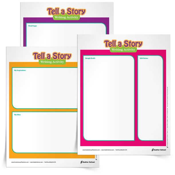 WRITING A SHORT STORY LESSON PLAN - National Tell a Story Day is celebrated on April 27th. Invite students to write a story of their own that they will then tell to a classmate in honor of National Tell A Story Day. Use the Tell A Story Writing Activity to assist students in brainstorming and writing their own stories. creative-writing-activity-tell-a-story-day-750px.jpg