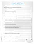 <em>End of the Year</em> FeedbackSheet