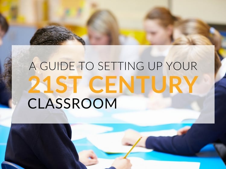 The 21st century classroom structure aims to create a productive environment in which teachers are facilitators of learning and students can develop the necessary skills to be successful in the workplace. 