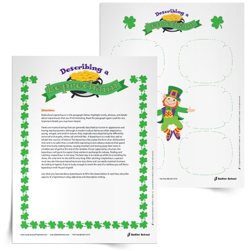 leprechaun-activities-writing-describing-a-leprechaun