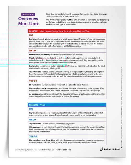 Printable Reading Comprehension Lesson Plans For Grades 3 6