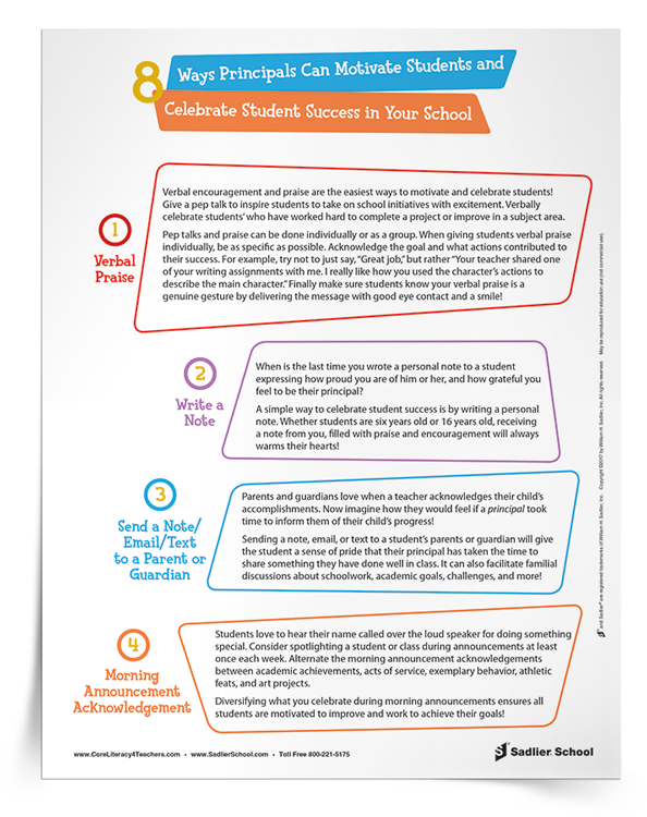 Effort And Achievement Chart