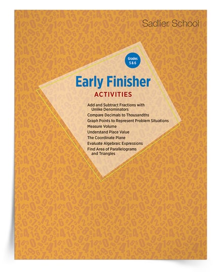 I've compiled an early finisher worksheets Kit for grade 5–6. This kit contains eight early finisher math activities that will engage students in mathematical learning!