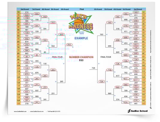 Download the March Madness Math Worksheets now! 