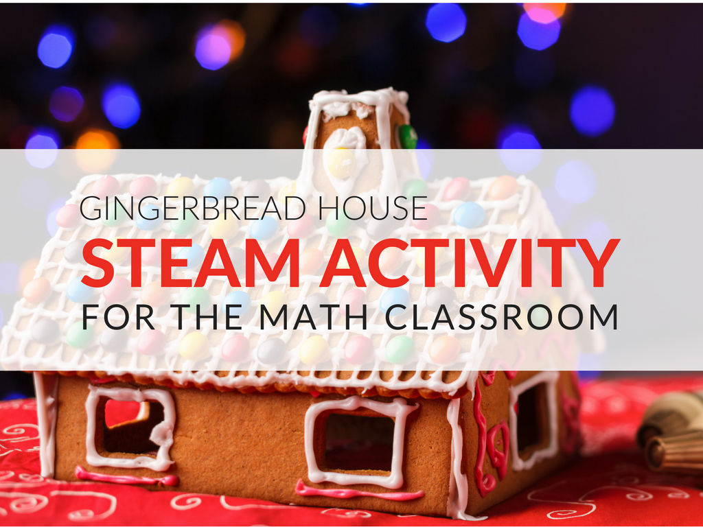 With the call for STEAM activities increasing, we find ourselves under pressure to come up with fun, meaningful, and content-rich projects. During the holiday season there is the additional challenge of being culturally sensitive with the various religious holidays that we can neither embrace nor avoid.  The Gingerbread House STEAM Activity is seasonal, interesting to students, and has the potential for you to assess their ability to meet standards. Here's how to use the Gingerbread House STEAM activity... activities-for-steam-math-project-holiday-math-activities.png