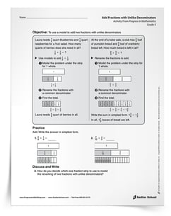 This post and its related FREE download provide you with materials to help your students with visual representation of adding fractions using models, such as number lines and fraction strips. 